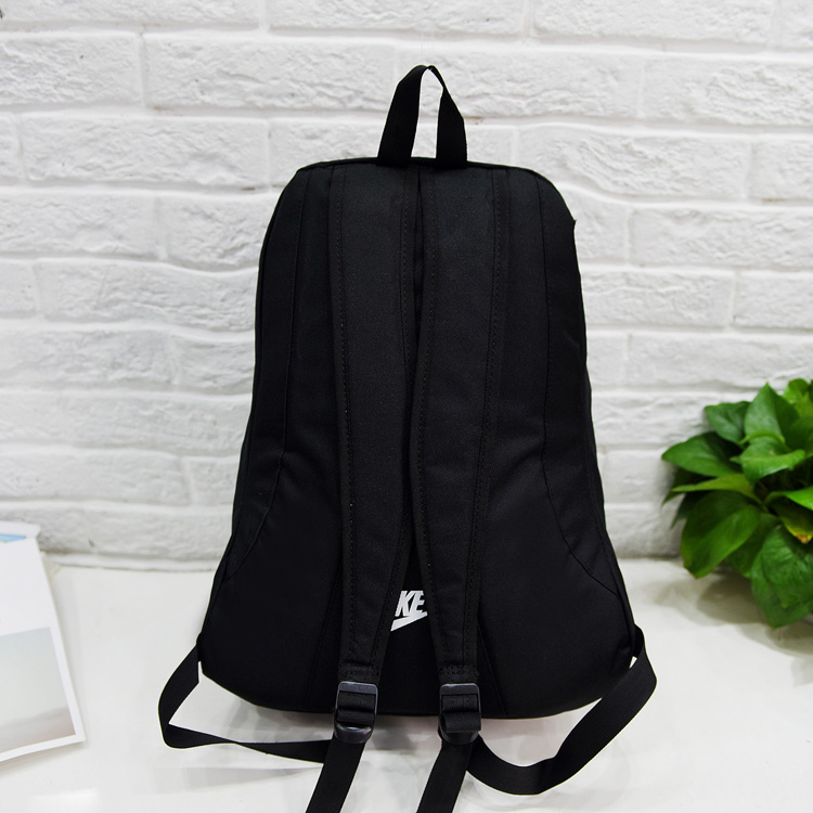 Nike Backpack with Big NIKE Logo Black White